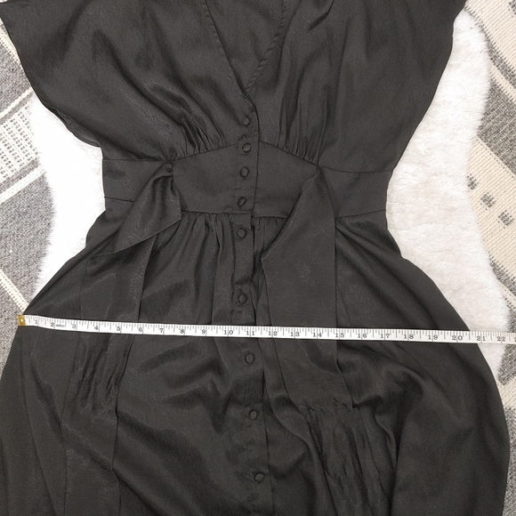 LOST + Wander black midi dress size XS - Picture 13 of 14